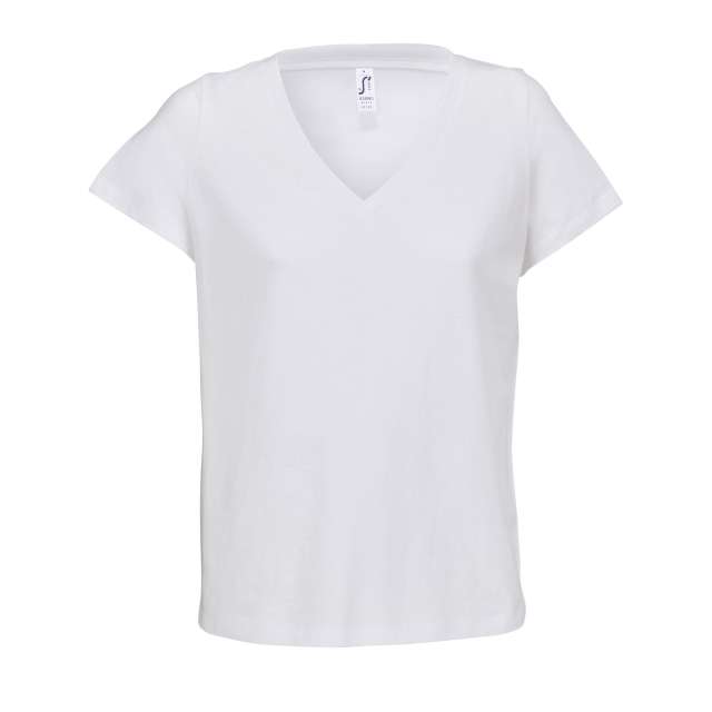 Damski T-shirt V-Neck