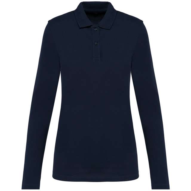 Damskie Polo z długim rękawem KARIBAN PREMIUM SUPIMA® 230 gsm
