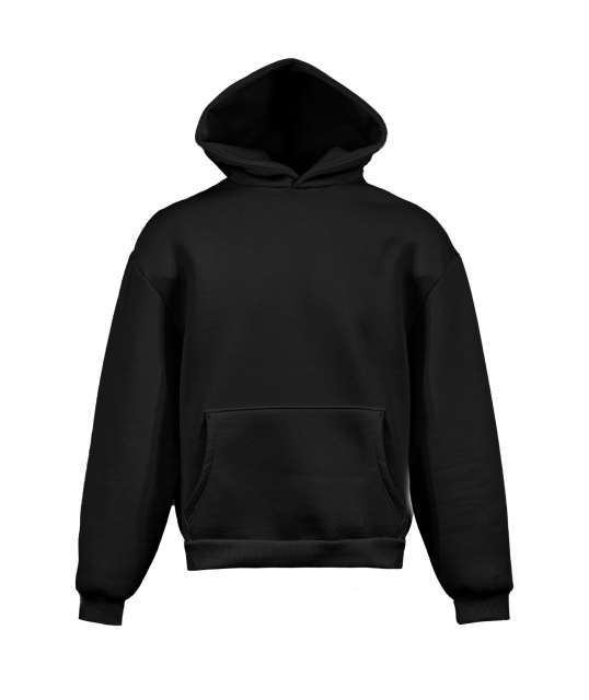 Bluza z kapturem unisex o pudełkowym kroju, miękka