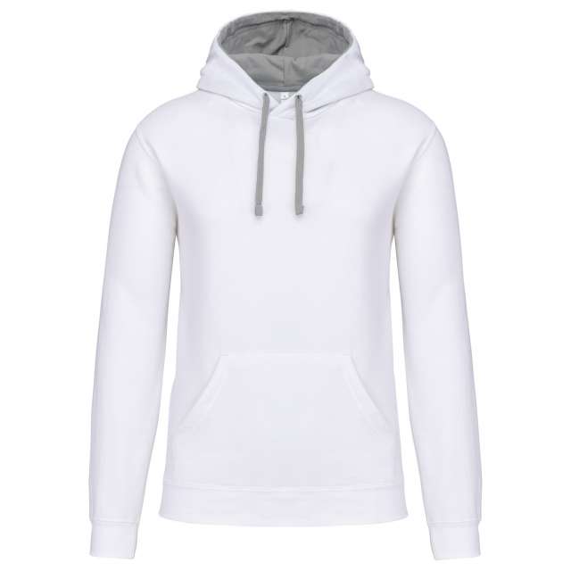 Bluza z kapturem męska kontrastowa