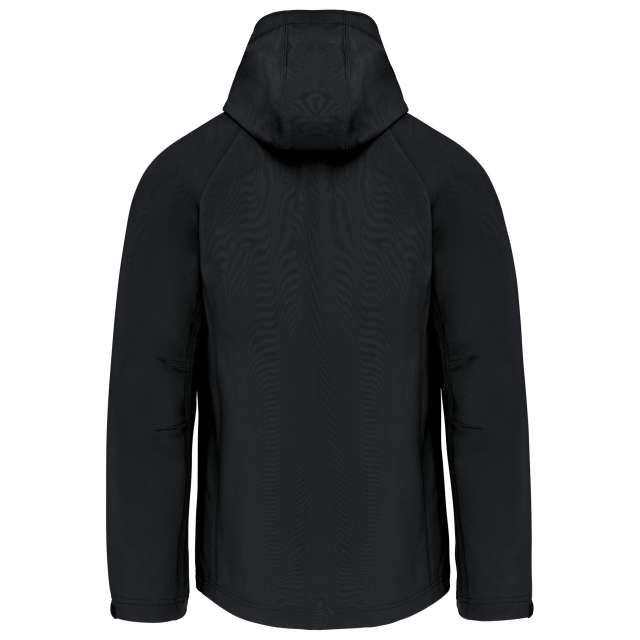 Kurtka softshell męska z odpinanym kapturem