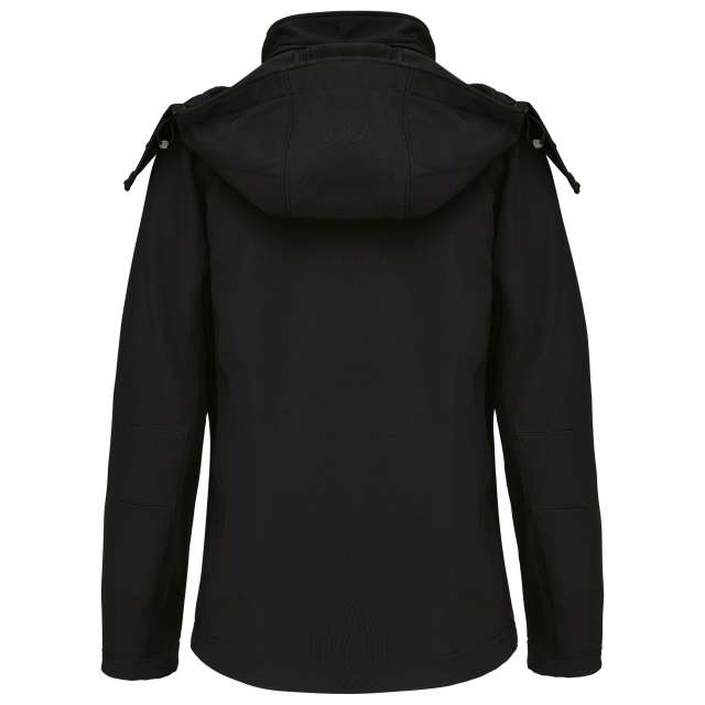 Kurtka softshell damska z odpinanym kapturem