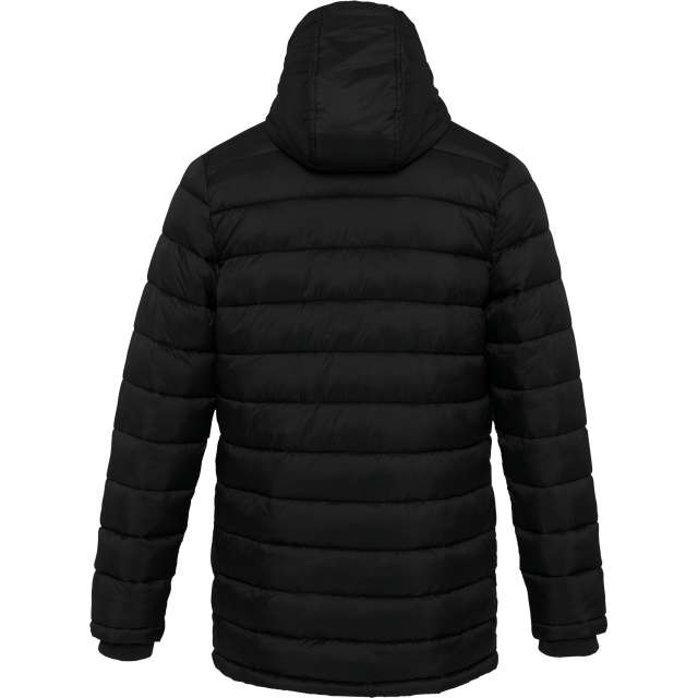 Parka męska lekka pikowana z kapturem