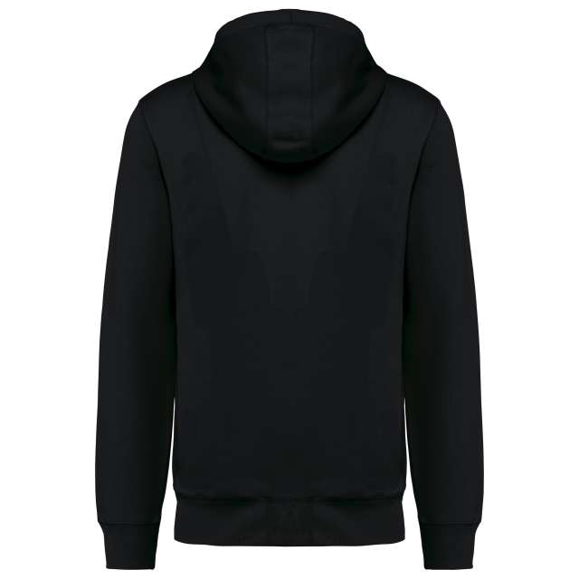Bluza rozpinana z kapturem unisex ekologiczna z dresówki pętelkowej