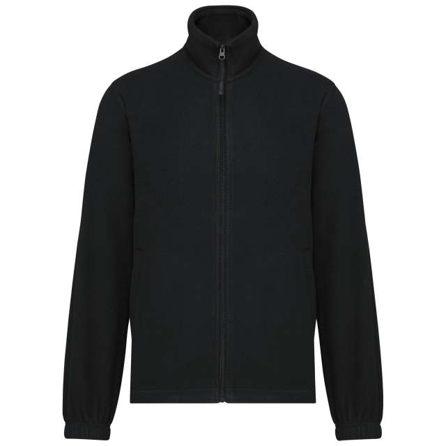 Kurtka unisex z mikropolaru z elastycznymi ściągaczami