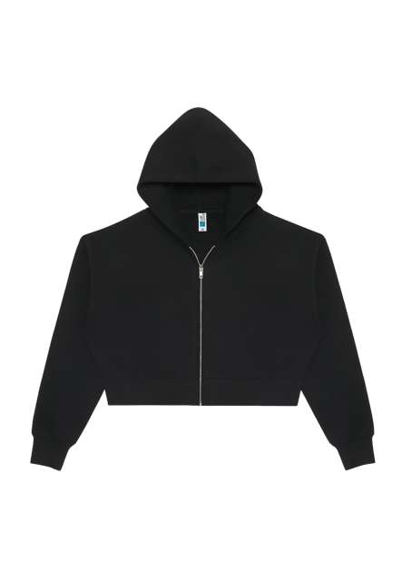 Bluza z kapturem damska krótka rozpinana o luźnym kroju