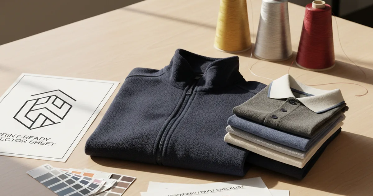 Jak przygotować logo do haftu lub nadruku na odzieży firmowej? Praktyczny checklist