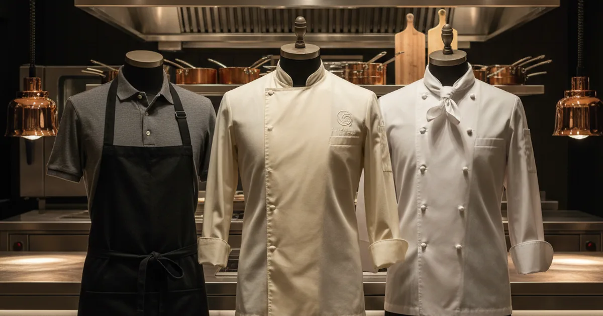 Ubrania z logo dla gastronomii — co sprawdza się w kuchni, sali i dostawie
