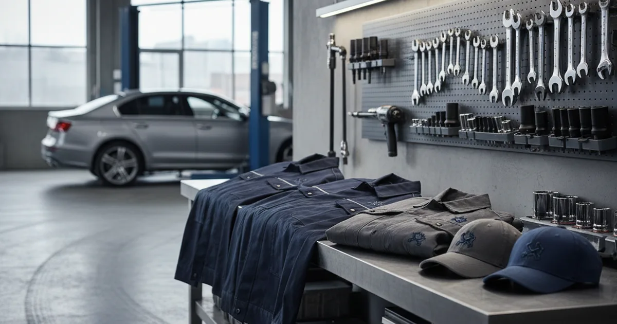 Odzież dla mechaników z logo — jakie ubrania wytrzymują warsztat i dobrze wyglądają