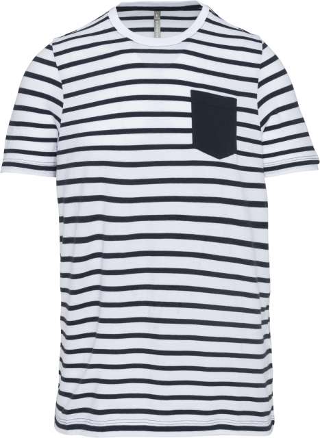 Striped White/Red